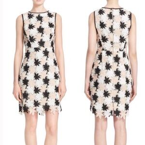 Kate Spade Tiger Lily Lace Sleeveless Sheath Dress in Breath of Fresh Air Sz 0